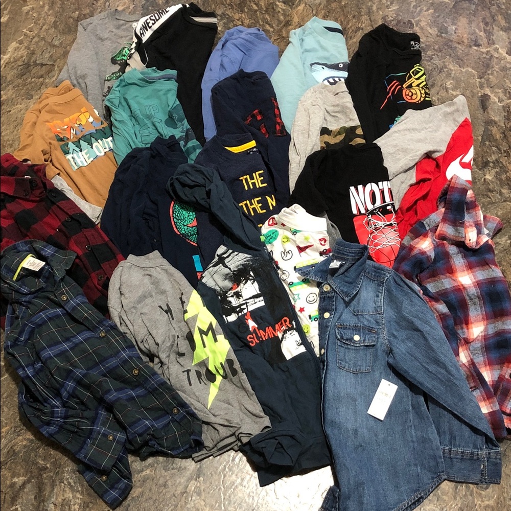Bundle of Boys Long Sleeves Size 5T